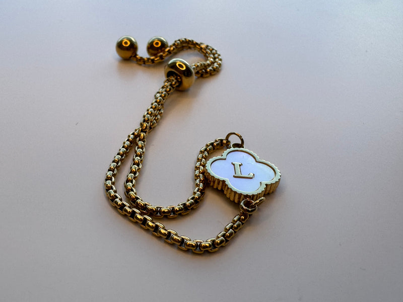 Initial Clover Bracelets
