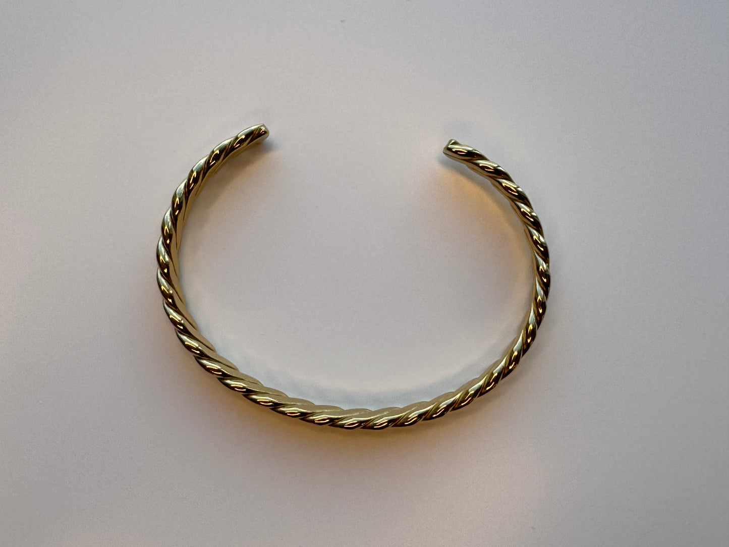 Chunky Twisted Cuff Bangle