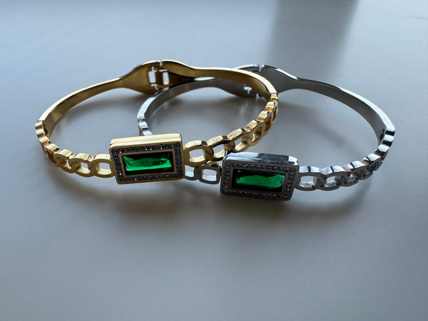 Ani Emerald Bangle