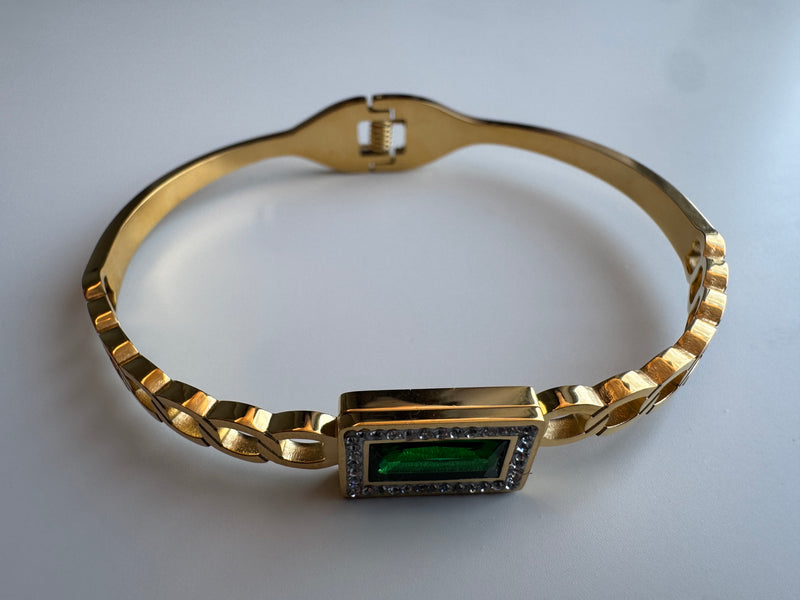 Ani Emerald Bangle