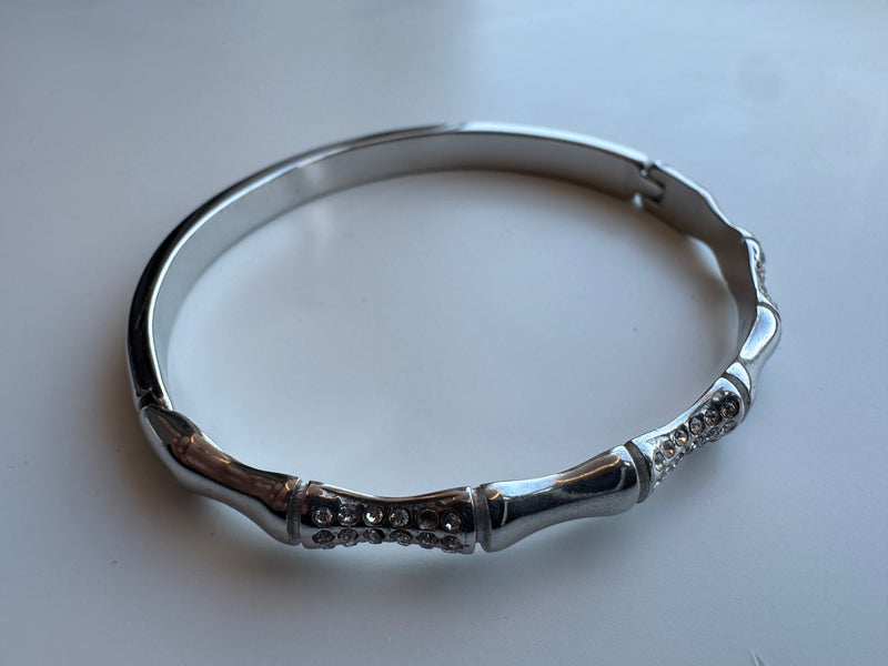 Bamboo Diamond Bangle