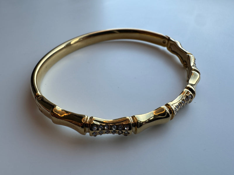 Bamboo Diamond Bangle