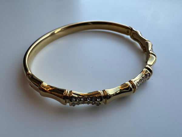 Bamboo Diamond Bangle