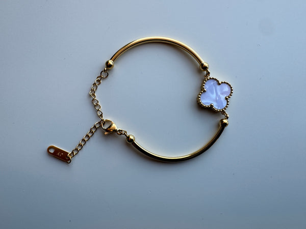 Clover Bangle Bracelet