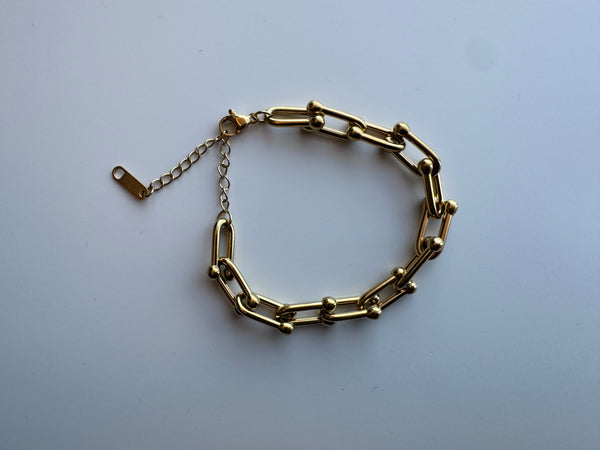 Gold Link Bracelet