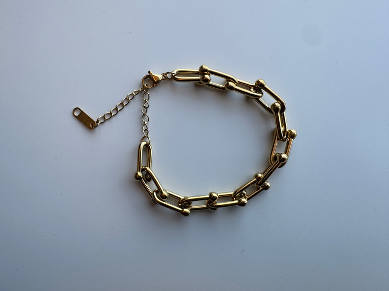 Gold Link Bracelet