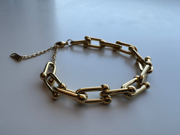 Gold Link Bracelet