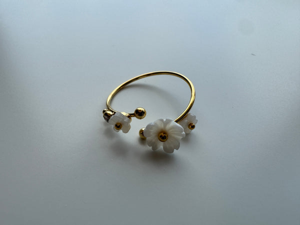 Floral Adjustable ring