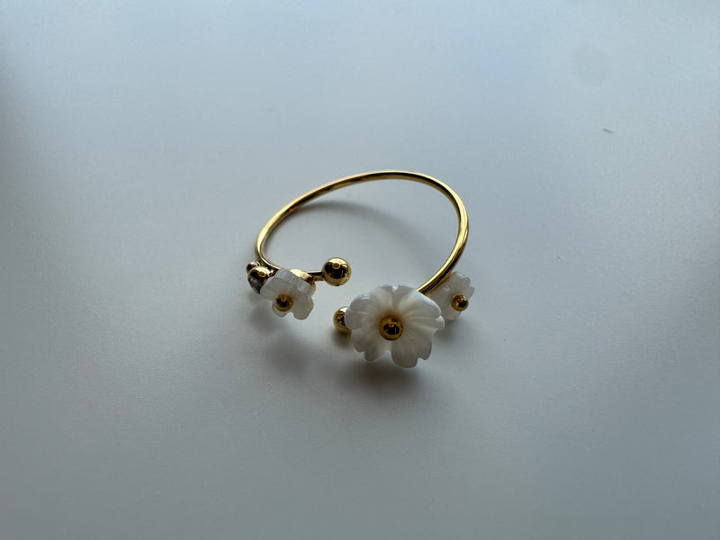 Floral Adjustable ring