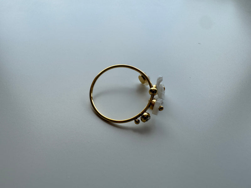 Floral Adjustable ring