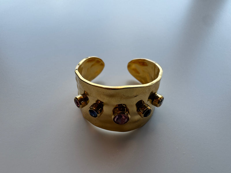 Rainbow Chunky Gold Ring