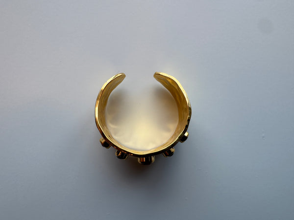 Rainbow Chunky Gold Ring