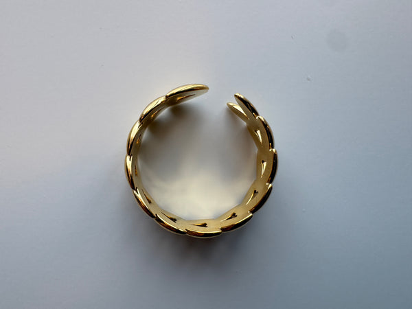 Feather Chuncky Ring