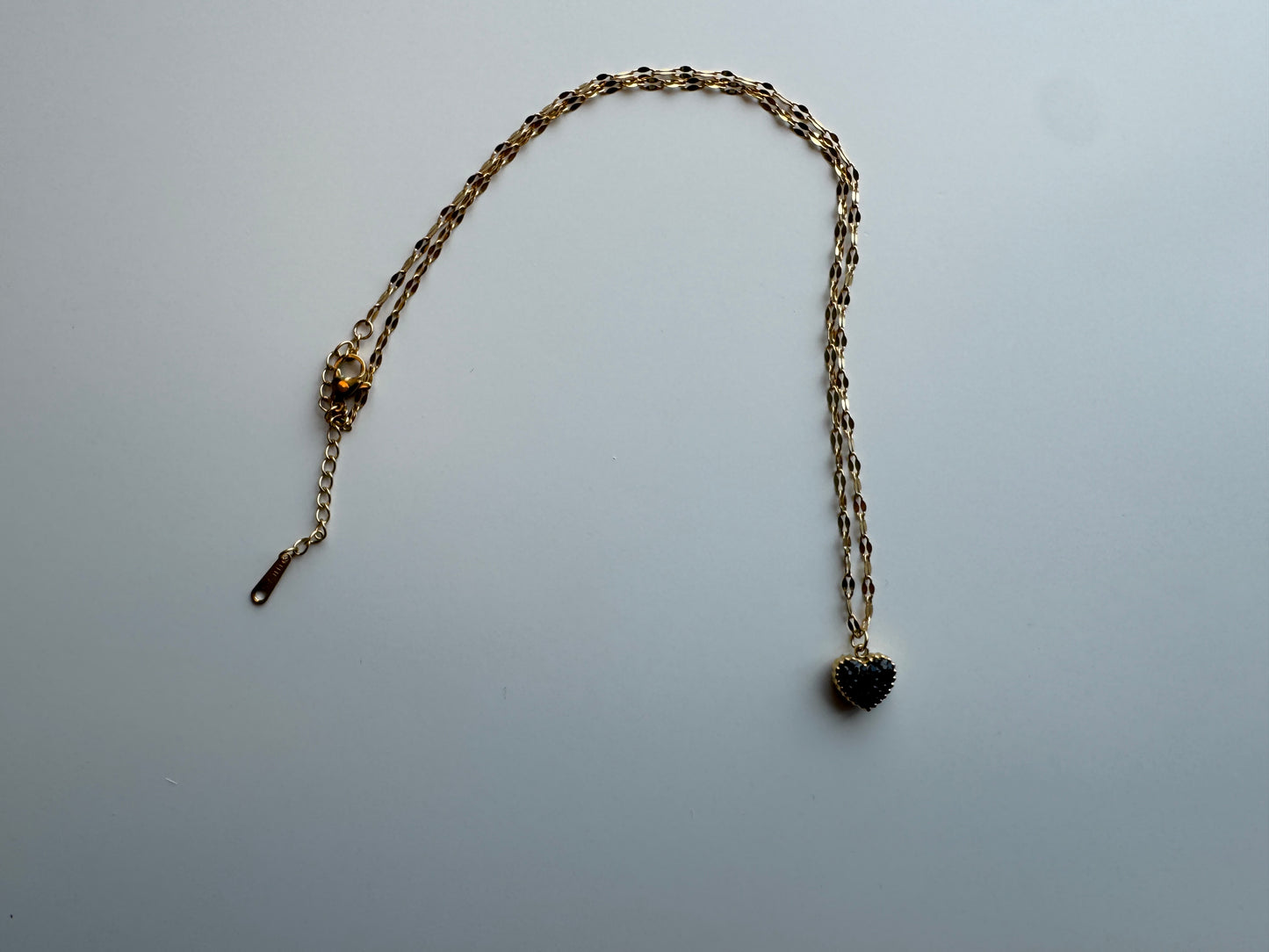 Raine Double Sided Heart Necklace
