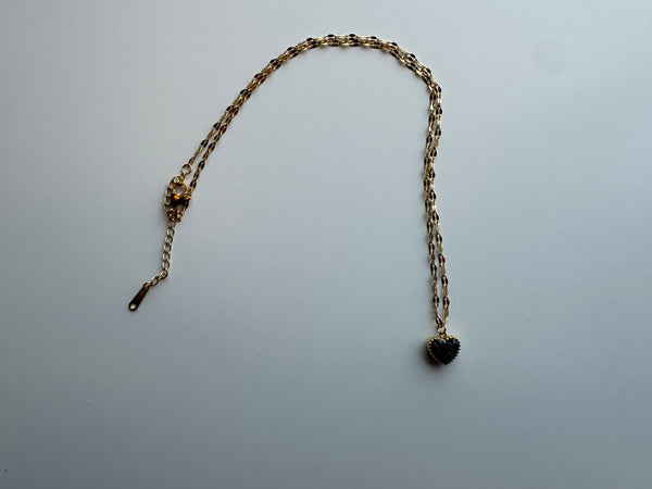 Raine Double Sided Heart Necklace
