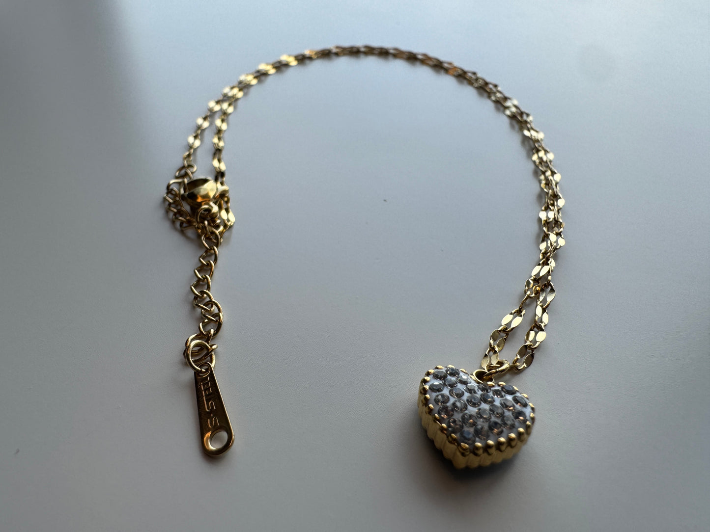 Raine Double Sided Heart Necklace