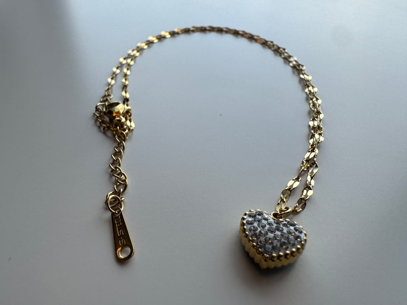 Raine Double Sided Heart Necklace