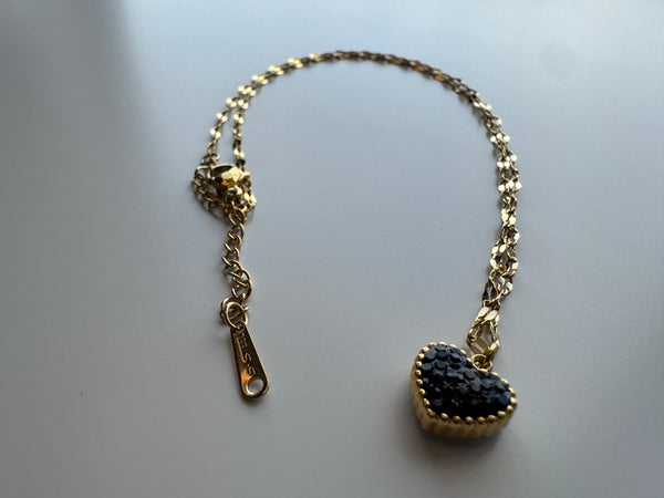 Raine Double Sided Heart Necklace