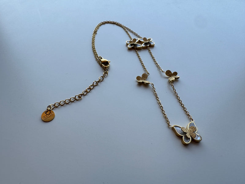 Bumblebee Butterfuly Necklace
