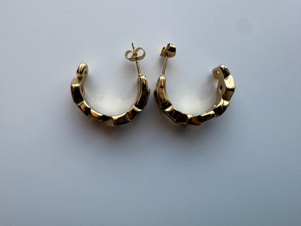 Amber CZ Earrings