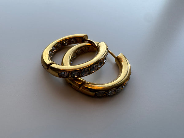 Ivy Diamond Hoops