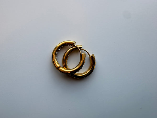 Ivy Diamond Hoops