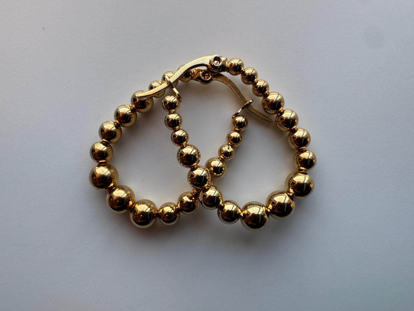 Lara Beaded Hoops