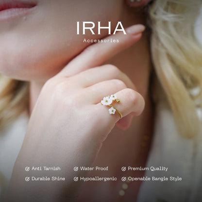Floral Adjustable ring