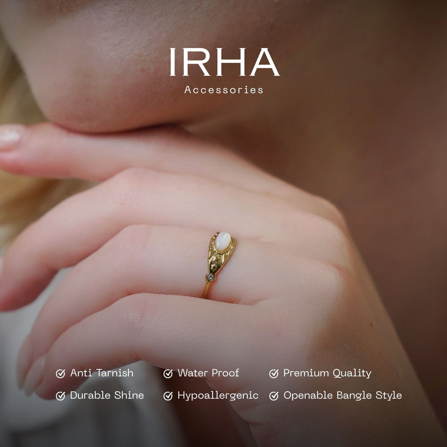 Bina Opal Ring