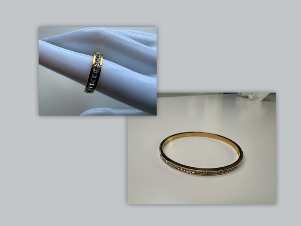 Lyla bangle and Laura CZ ring BP1